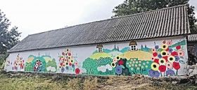  Митці в одному з сіл на Вінниччині створили 24 шедеври настінного живопису 