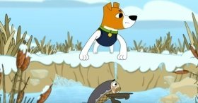 В Україні випустили першу серію пригодницького мультфільму про пса Патрона