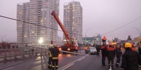 Кличко: Опори освітлення на Шулявському мосту генпідрядник мінятиме власним коштом