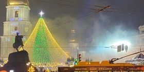 У Києві запалили головну ялинку країни на Софіївській площі
