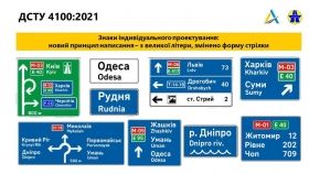 В Україні з 1 листопада з'являться нові дорожні знаки