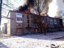 російські терористи обстріляли Авдіївку на Донеччині