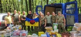 Волонтерський штаб «Українська команда» Вінниччини передали необхідну допомогу військовим