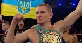 Вінничанин Сергій Богачук захистив чемпіонський пояс з боксу та нокаутував африканця Аллоті