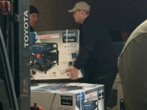 Волонтери «Української команди» передали чергову партію генераторів 110 бригаді ЗСУ