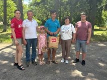 Підтримка багатодітних родин: волонтери «Української команди» передали гуманітарну допомогу сім’ям Тернівки