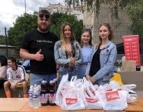 Волонтерський штаб "Українська команда" Вінниччини підтримав спортивну ініціативу містян