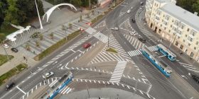 Нa оновленій Площі Гaгaрінa не було зaфіксовaно ще жодного ДТП із пострaждaлими