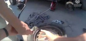 Вінницькі патрульні прийшли на допомогу водієві, який "застряг" на міжнародній трасі