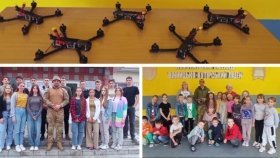 Ліцеїсти з Вінниці придбали дрони для військових