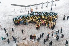 Живу кaрту Укрaїни створили більше 250 вінничaн (ФОТО)