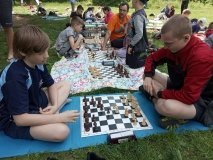 Молодим шахістам у Вінниці влаштували Олімпійський день