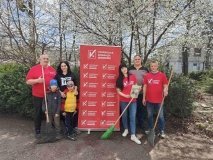 Весняне прибирання з єдністю в серці: «Українська команда» долучилася до толоки у Бершадській громаді