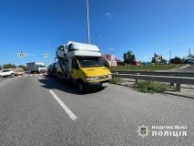  «Ефект доміно» - на Вінниччині водій вантажівки став винуватцем масштабної аварії