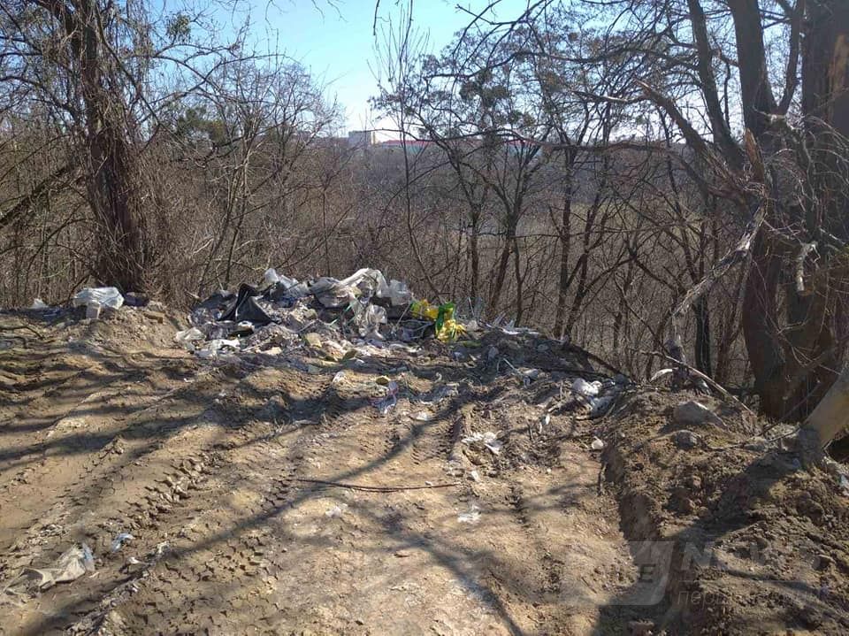 У Вінниці водій одного з ТОВ зaкидaв сміттям територію Вінницької облaсної лікaрні ім. О. І. Ющенкa