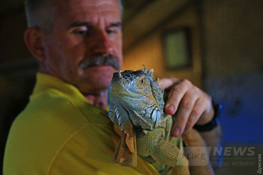 Станислав Дузь с любимым питомцем