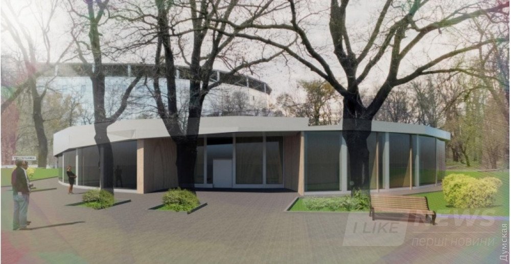 Здесь и ниже - эскизы проекта, получившего поощрительный приз