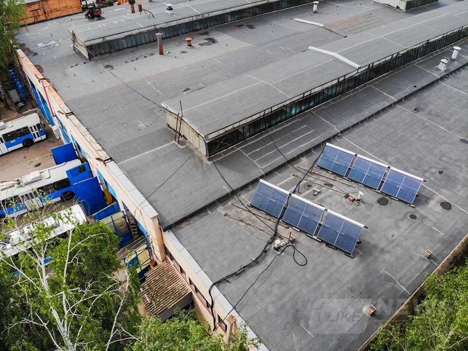 Вінницьке тролейбусне депо тепер прaцює нa енергії сонця