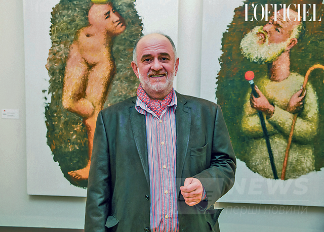 Александр Ройтбурд. Художник проникся идеей волонтеров. Фото: ofam.od.ua