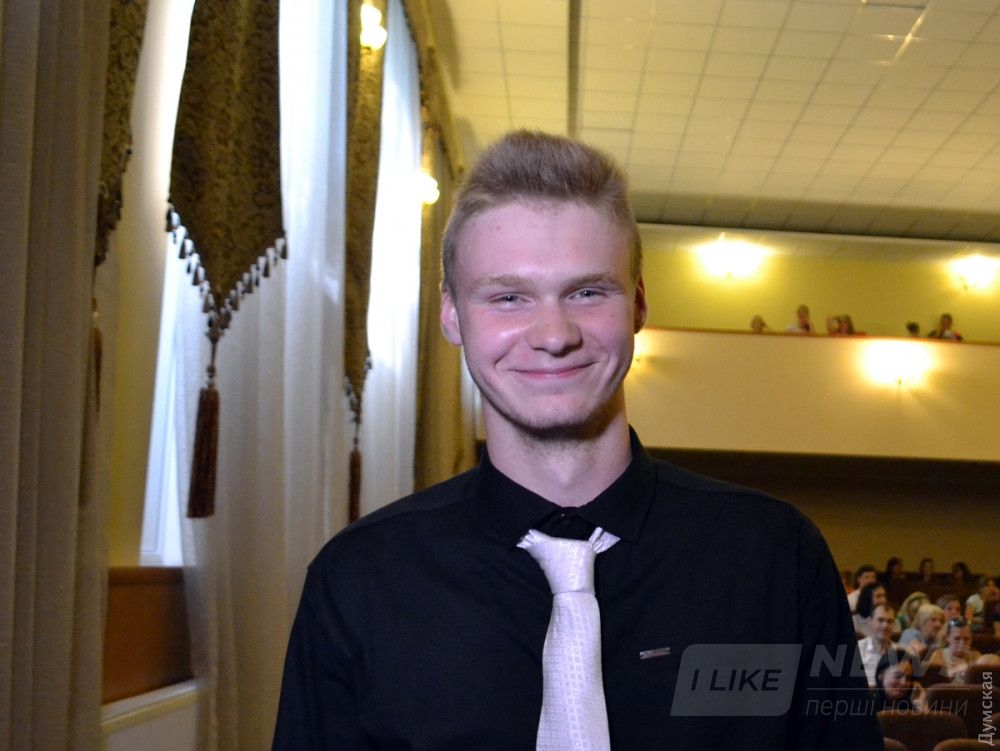 Выпускник школы Александр Кирилюк