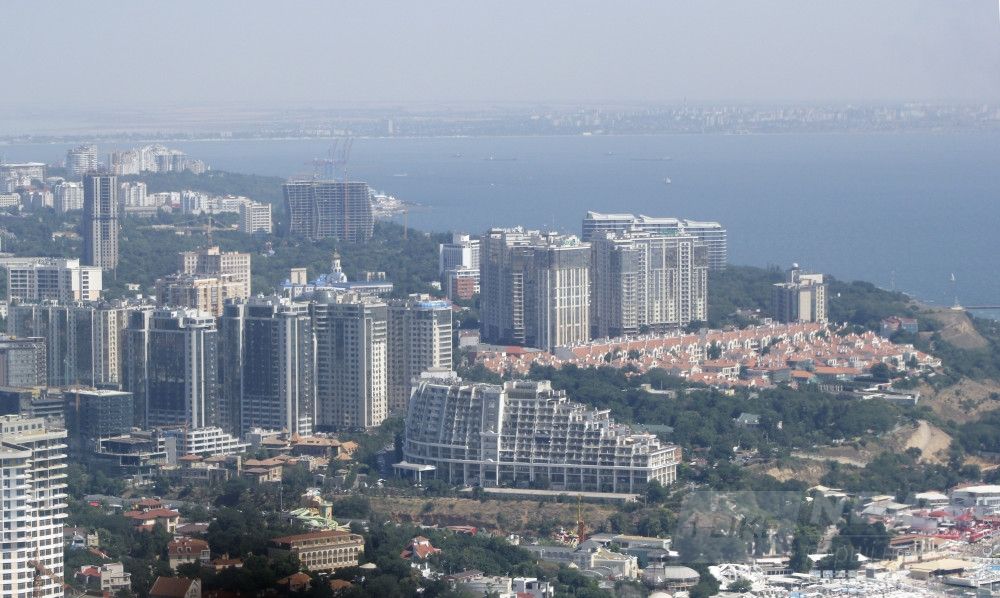 Вся Аркадия и Гагаринское плато с высоты