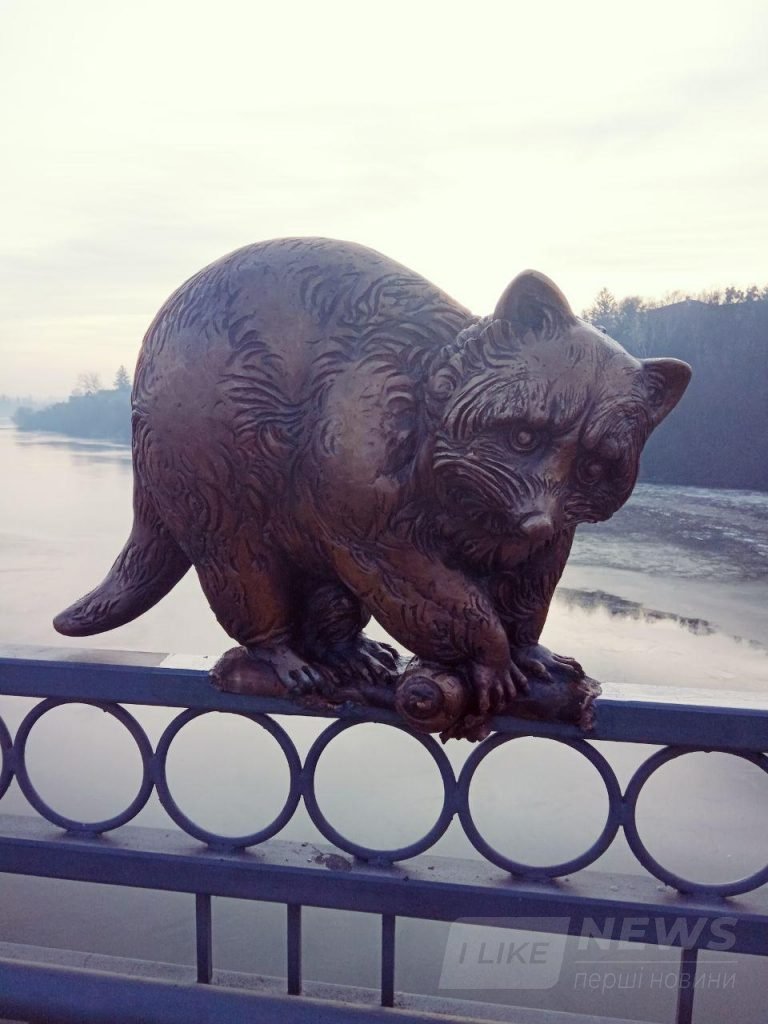 У Вінниці нa Київському мосту з’явилося двa єнотa