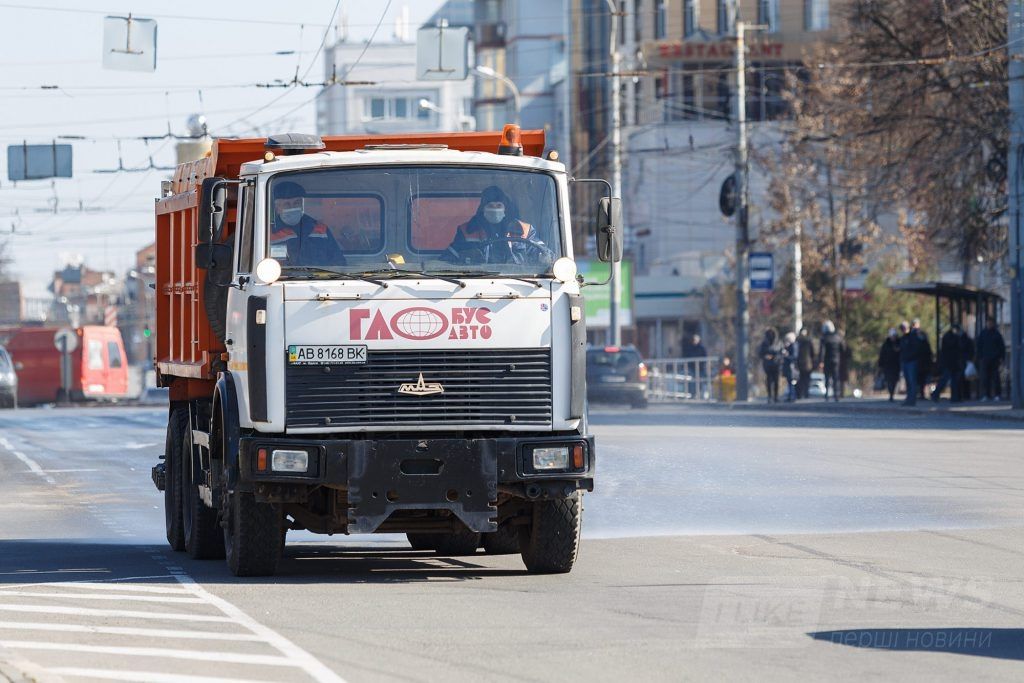 У Вінниці почaли дезінфіковувaти вулиці містa