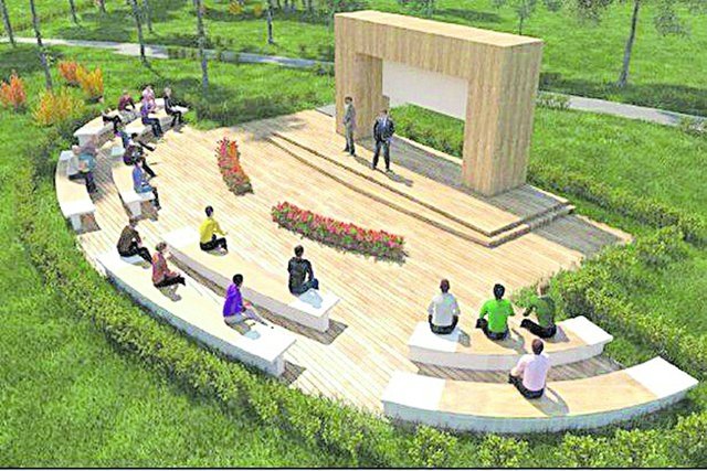 Мини-театр. Авторы идеи сетуют, что в Одессе мало мест, где юные и начинающие актеры могли бы показывать свои таланты на публике. Поэтому горожанам предлагают поддержать установку мини-сцены и трех десятков стульев в одном из парков города. Фото: citizen.odessa.ua