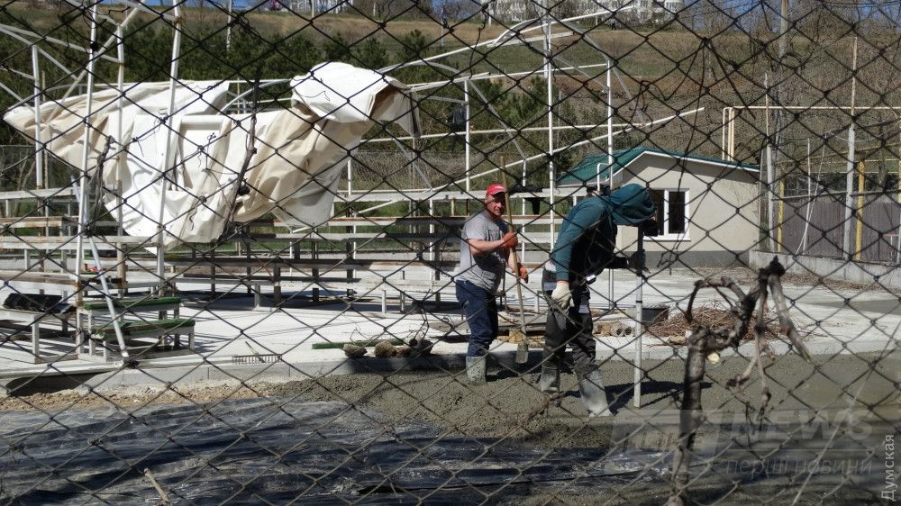 Стройка спорткомплекса МГУ