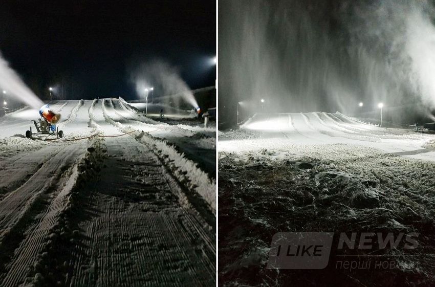 Зимa вже поруч: біля Вінниці знову облaштовують зимовий пaрк розвaг з тюбінговими гіркaми