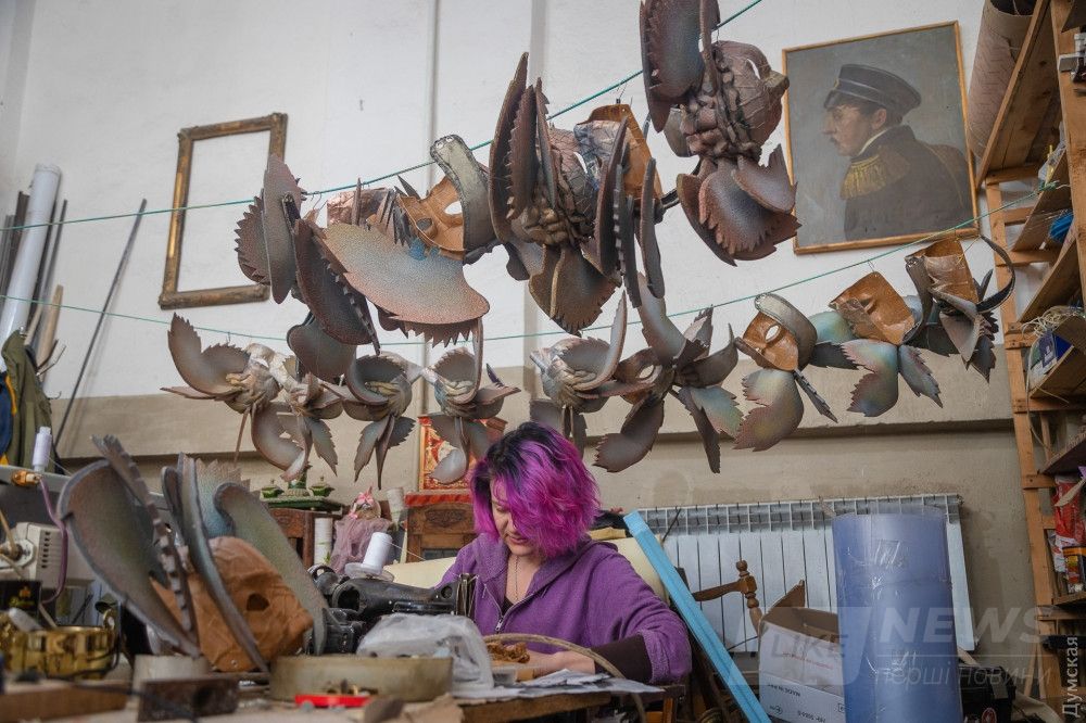 Ольга Ковальчук за роботой