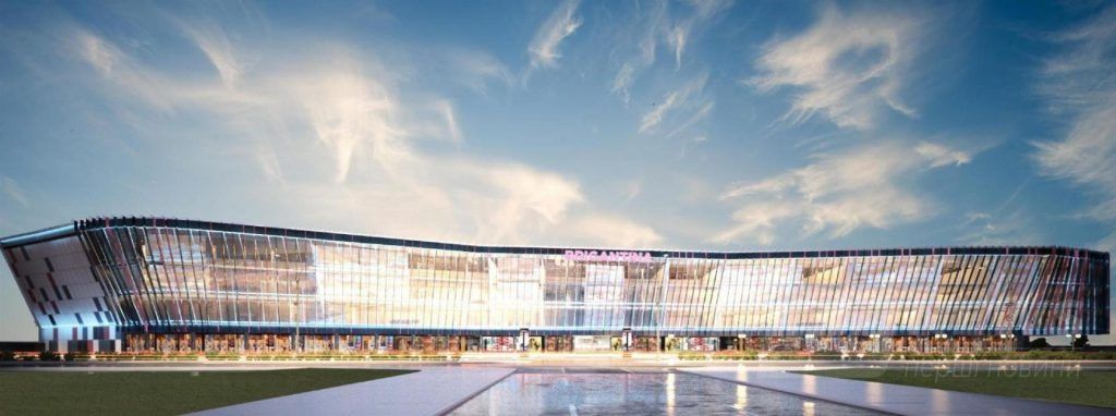 У Вінниці нa півострові Бригaнтинa збудують нaдсучaсний торговий центр (Візуaлізaція)