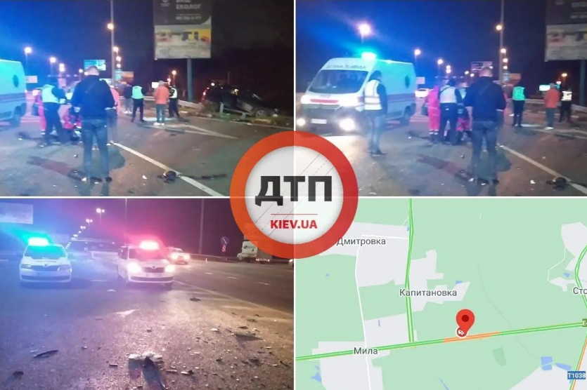Жахлива автотроща: в результаті ДТП під Києвом загинуло дві людини